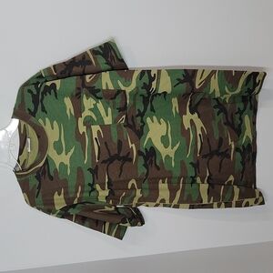Jensen Activewear All American Camo Short Sleeve T-Shirt With Pocket Size Medium